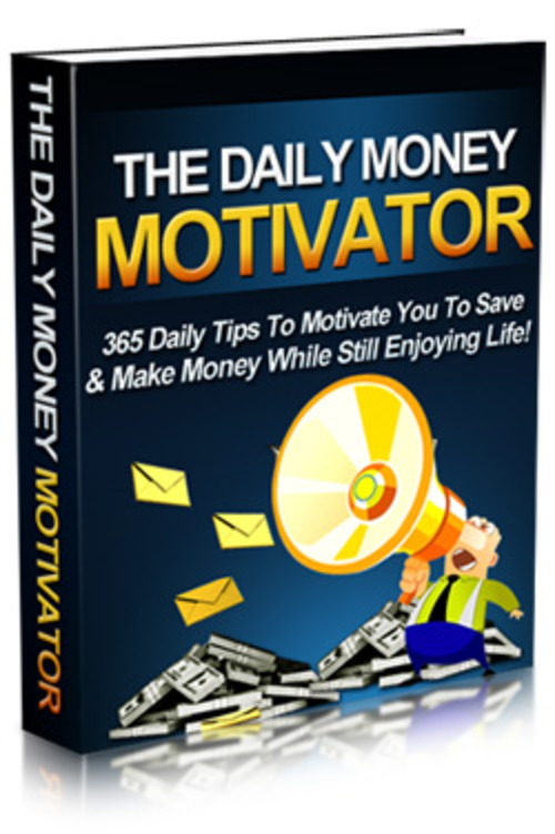 Product picture The Daily Money Motivator With Mrr Rights 